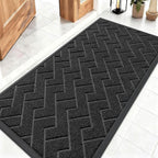 OLANLY Front Door Mat Indoor Outdoor Entrance, Waterproof All-Season, by OLANLY