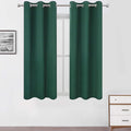 LEMOMO Green Blackout Curtains 40 x 63 Inch Length/Set of 2 Curtain by Lemomo