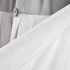 Lush Decor Linen Button Farmhouse Valance Curtians 84"W x 18"L Gray & Off White - Image 5