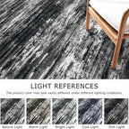 KOZYFLY 3x10 Ft Rug Modern Ombre Runner Rug - Image 4
