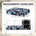 hyha 14Pcs Patio Cushion Covers, Stretch Outdoor Couch Cushion Covers, Washable - Image 2