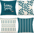 YCOLL Pillow Covers 18x18 Set of 4, Modern Sofa Throw Pillow Cover, Decorative by PillowCoversExpert