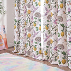 Topfinel Floral Curtains 84 Inch Length 2 Panels Set Pink Spring French Country - Image 4