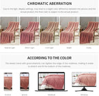 BOURINA Coral Pink Throw Blanket 50 x70 Inches Jacquard Argyle Throw Textured - Image 7