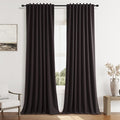 Guken 100% Blackout Curtains 102 Inch Length 2 Panels Set by Guken