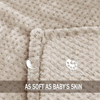 Exclusivo Mezcla Fleece Bed Blanket Queen Size, Super Soft and Warm Blankets - Image 8