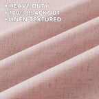 H.VERSAILTEX Linen Curtains 100% Blackout Curtains - Image 5