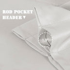 H.VERSAILTEX Blackout Valances for Windows, Kitchen Valance Curtains for Living - Image 4