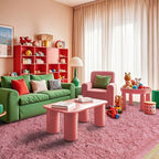 Pionblank 8x10 Rug for Living Room, Fuzzy Plush Large Area Rug, Fluffy Modern - Image 5