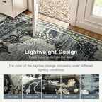 Lofus 8x10 Washable Area Rug, Vintage Floral Rugs - Image 6