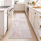 Washable Area Rugs 2'x6' Non-Slip Modern Abstract Soft - Image 5