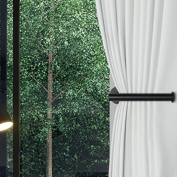 Groleca 6 Pack Adhesive Curtain Holdbacks Curtain Tie Backs Curtain Holdbacks - Image 4