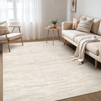 Nakagishi 5x8 Area Rugs Living Room: Washable Large Vintage Rug Neutral by NakagishiAreaRug
