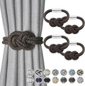 NICEEC 4 Pack Mini Magnetic Curtain Tiebacks Nordic Simple Style Drape Tie by NICEEC