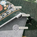 2x12 Washable Hallway Runner Rug - Image 2