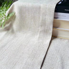 Faux Linen Valance for Windows Kitchen Living Room Valances Rod Pocket - Image 3