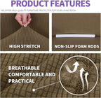 ZNSAYOTX Super Stretch Couch Cover Universal Sofa Covers - Image 4