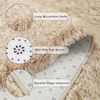 Chicrug Soft Area Rugs for Bedroom Living Room Plush Fluffy Rug 3x5 Feet - Image 8