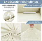 ZNSAYOTX 1 Piece Jacquard Couch Covers - Image 4