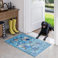 Floral Rug for Entryway, 2X3 Washable Kitchen Mat Ultra-Thin Soft, Non-Slip by WelcometoBabovid