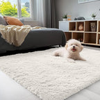 OLANLY 4x8 Area Rugs for Living Room Bedroom, Machine Washable Soft Fluffy - Image 3