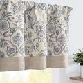 jinchan Linen Valance Kitchen Curtain by JINCHAN