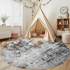 Round Rug 8ft Circle Rug Washable: Carpet Circular Area Rug - Image 4