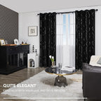 Deconovo Blackout Curtains 84 Inches Long, Soundproof Thermal Insulated Privacy - Image 7
