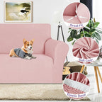 ZNSAYOTX Super Stretch Sofa Cover, New Striped Sofa Covers Fitted Slipcovers - Image 3