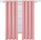 LEMOMO Blackout Curtains 66 x 84 inch/Pink Curtains Set of 2 Panels/Thermal - Image 2
