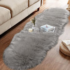 Ciicool Ultra Soft Faux Sheepskin Fur Rug Fluffy Rug - Image 2