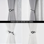 NICEEC 4 Pack Mini Magnetic Curtain Tiebacks Nordic Simple Style Drape Tie - Image 6