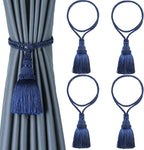 Fenghuangwu 4 Pack Curtain Tie Backs Rope Tassels by fenghuangwu