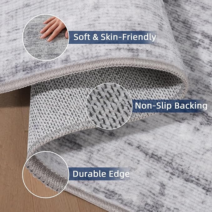 Washable Runners for Hallway 2x6 Runner Rug, Ultra-Thin Kitchen Runner Rugs - Image 4