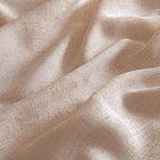 MIULEE Natural Beige Linen Curtains 45 Inch Length 2 Panels - Image 4