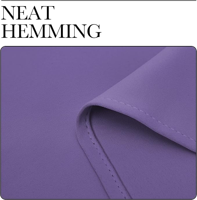 NICETOWN Lilac Purple Blackout Curtain Panels - Image 6