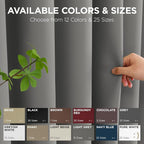 Joydeco Blackout Door Curtain for Doorway Privacy 84 Inches Long, Grommet - Image 7