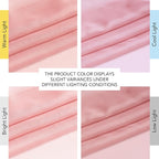 NICETOWN Baby Pink Sheer Curtains 96 Inches Long, Grommet Airy & Lightweight - Image 7
