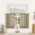 LAMIT 36 Inch Length Linen Curtains by LAMIT