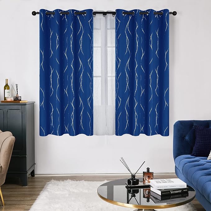 Deconovo Blackout Curtains, 52 x 63 Inch Drapes - Image 2