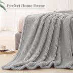 Whale Flotilla Twin Size Fuzzy Fleece Blanket - Image 7
