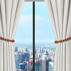 OCIOLI 2 Pieces Curtain Tieback Wood Bead Curtain Tiebacks Curtain Holdbacks - Image 7