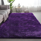 Shag Area Rugs for Bedroom Living Room, 6X9 Ultra Soft Purple Fluffy Area Rugs - Image 8