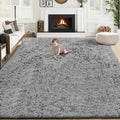 8x10 Area Rugs for Living Room: Fluffy Shag Soft Washable Rug Large Fuzzy Plush by VECARF