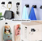 Codoule 8PCS No Drill Curtain Rod Brackets No Drilling Self Adhesive Curtain - Image 7