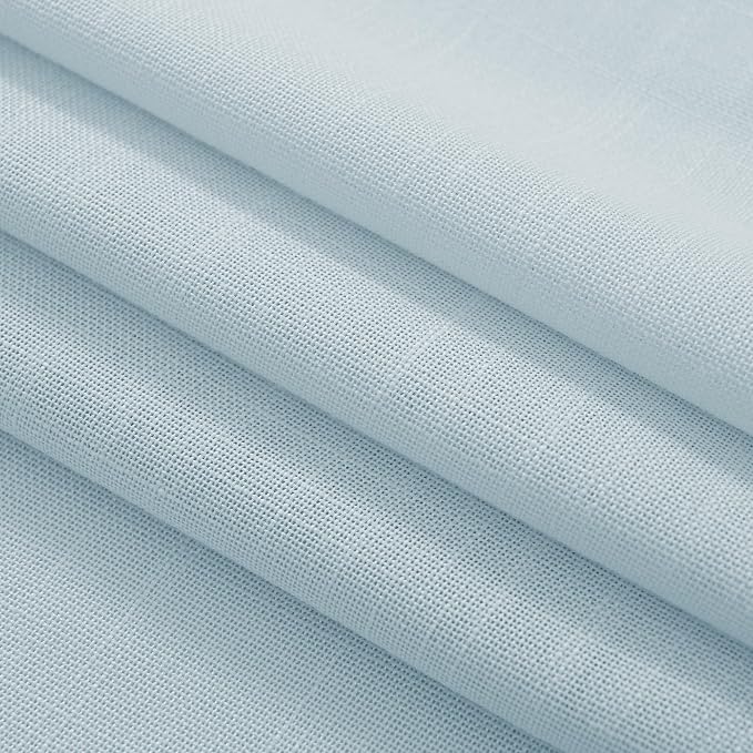 Sky Blue Curtains 84 inch Length - Image 7