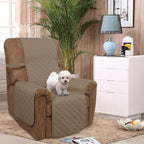 U-NICE HOME Recliner Chair Covers Reversible Quilted Water Repellent Pet - Image 2