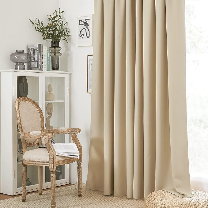 RYB HOME Curtains for Bedroom Living Room 72 inches Long, Thermal Insulated - Image 5