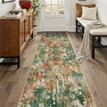 Washable Area Rugs 2'x10' Non-Slip Modern Abstract Soft by RELEANY