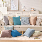 HPUK Decorative Throw Pillow Covers Set of 4 Square Couch Pillows Linen Cushion - Image 6